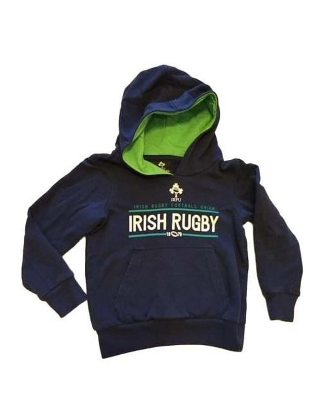 IRFU Hoodie Size 3-4 Years Navy Irish Rugby